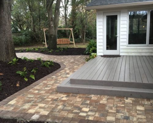 Professional landscape design and patio installation in South Carolina