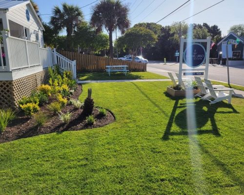 Sod and flower bed installation near Charleston, SC